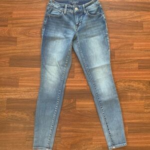 Maurices XS Short Women’s Mid-Rise Skinny Jeans Light/Mid Wash Casual RN 51783